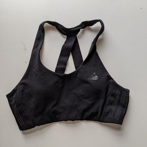 Black Adidas Open Back Sports Bra